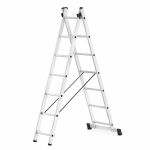 Kopėčios dviejų dalių aliuminės universalios, laiptams (serija 6209) HOBBY | 2&times;9 pakopų 247&ndash;326 cm
