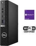 Kompiuteris Mini PC Dell OptiPlex 7080 MFF &mdash; Intel Core i5-10600T 2.4/4 GHz, 16 GB DDR4, 256 GB SSD, Intel UHD 630, 2xDP, TypeC Video, Windows 11 Pro
