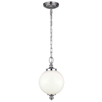 Elstead Lighting pakabinamas &scaron;viestuvas Parkman 1, sidabrinės spalvos