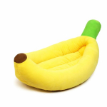 &Scaron;ilta bananinė augintinio guolio vieta, geltona, 1 vnt.