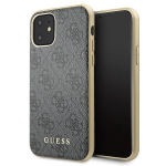 Dėklas telefonui Guess 4G Collection, skirtas iPhone 11, juodas