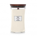 WoodWick kvapioji žvakė Linen, 609,5 g