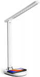 Stalinė lempa &bdquo;Platinet&ldquo; su belaidžiu įkrovikliu PDL081W 18W QI, balta (45244)