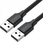 Kabelis USB 2.0, 0.5m, juodas