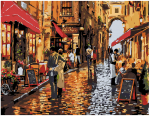 Pie&scaron;imo rinkinys pagal skaičius Miestas 40x50