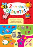 2-mečių užduotys. Su lipdukais. Mąstymo lavinimas, kalbos ugdymas, motorikos lavinimas