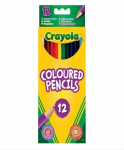 Spalvoti pie&scaron;tukai CRAYOLA, 12 vnt., i&scaron; anksto pagaląsti, ry&scaron;kios spalvos