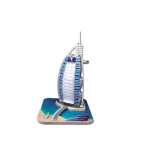 3D dėlionė CubicFun &bdquo;Vie&scaron;butis Burj al-Arab&ldquo;, 44 detalės