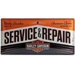 Nostalgic art Harley-Davidson Service & Repair ženklas 25x50 cm, M