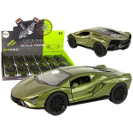 Automobilis su frikcine pavara Lean Toys 1:36, žalias