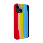 Evelatus silikoninis dėklas Apple iPhone 15 Įvairiaspalvis Rainbow