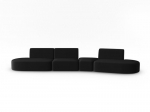 Sofa Milo Casa Paolo, juoda