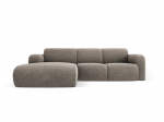 Kairinė sofa Windsor & Co Lola, 250x170x72 cm, pilka