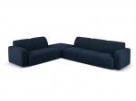 &Scaron;e&scaron;iavietė kairinė sofa Windsor & Co Lola, 315x250x72 cm, tamsiai mėlyna