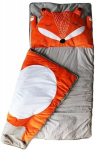 Miegmai&scaron;is vaikams Lapė, 165х75 cm, pilkas/oranžinis
