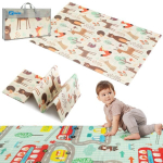 Dvipusis sulankstomas lavinamasis kilimėlis Humbi Mi&scaron;ko gatvės, 120x180