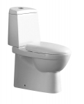 Unitazas Vento Lagon Horizontalus 3/6l, Sėdynė PP Soft Clos