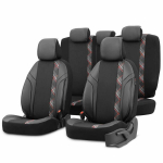 Auto sėdynių užvalkalų komplektas OTOM HORIZON 1801 RED 3-ZIP