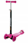 Triratis paspirtukas Scooter LP155, rožinis/juodas