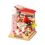 Surenkamas medinis namas Robotime Mini vonios kambarys