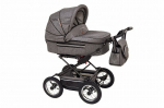 Vežimėlis - automobilinė kėdutė Baby Fashion Fanari 3in1, grey