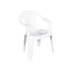 Plastikinė kėdė Cyrkon, balta