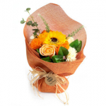 Muilo gėlių puok&scaron;tė, oranžinė