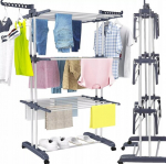 Sulankstoma drabužių kabykla Sternhoff SDH172, pilka