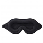 3D miego kaukė unisex, juoda, VIENAS DYDIS