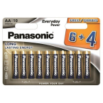 Panasonic elementai LR6EPS/10BW (6+4)