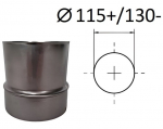 Adapteris Akvilon, D 115+/130- mm.