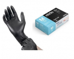 Tvirtos nitrilo pir&scaron;tinės Santex Nitrile Flash Black, 1000 vnt.