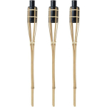 Lauko fakelų rinkinys ArtiCasa Bamboo, 6x60 cm, rudas, 3 dalių