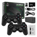 M8 vaizdo žaidimų konsolė 2.4G dvigubas belaidis valdiklis Game Stick 4K 10000 žaidimai 32/64G retro žaidimai, skirti PS1/MAME/FC/GB/GBA/GBC/MD