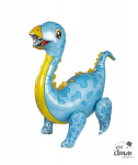 Folinis balionas "Melsvas dinozauras" 69*66cm