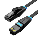 Plok&scaron;čias tinklo kabelis UTP CAT6 Vention IBJBN RJ45 Ethernet 1000Mbps 15m juodas