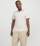 JACK & JONES vyri&scaron;ki polo mar&scaron;kinėliai 12136668*15, &scaron;viesiai smėlio spalvos, M