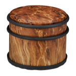 Durų atrama medinės i&scaron;vaizdos, rudos spalvos