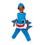 Kostiumas Baby Shark Tėtis Mėlynas Kūdikiui - Rubie's - Pilnas Komplektas, Poliesteris - 24 mėnesiai ir daugiau