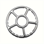 Nerūdijančio Plieno Dujinės Viryklės Laikiklis - Neslystantis, Patvarus Metalo Stovas Virtuvei ir Pieno Puodui., Pakuotė