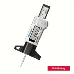 Skaitmeninis padangų gylio matuoklis, 0-25,4 mm sidabro