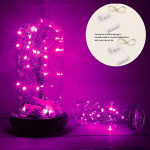 LED &scaron;viesos girlianda 3m, Rožinis