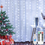 LED Kalėdinė Užuolaida 300, baltas