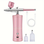 Rinkinys nagų tatuiruočių purk&scaron;tukams,  Prestige Powder Apvalus siurblys + Airbrush + 2 puodai