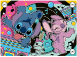 Dėlionių rinkinys su Stiču Ravensburger Disney Stitch (Stičas) 12004106, 12+16+20+24 d.