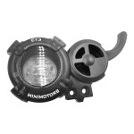 LCD Eye3 ekrano apsauginis dangtelis Dualtron Minimotors juodas