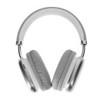 Bluetooth ausinės - Belaidės - Sidabrinės - Veikimo laikas 40 val. - Integruotas mikrofonas - Ergonomi&scaron;kos