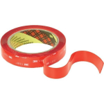 Tamponuojantis VHB&trade; 4910F 3M DT491090197 skaidrus 3 m x 19 mm akrilinis dvipusis lipnus juostos.