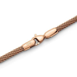 Bronzinis platus plieno apyrankė Fashion Perfect Pair DW0040068 - Ilgis: 18,5 cm