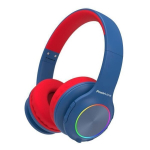&bdquo;Belaidės Bluetooth ausinės vaikams, PowerLocus Pled - Raudonos&ldquo;